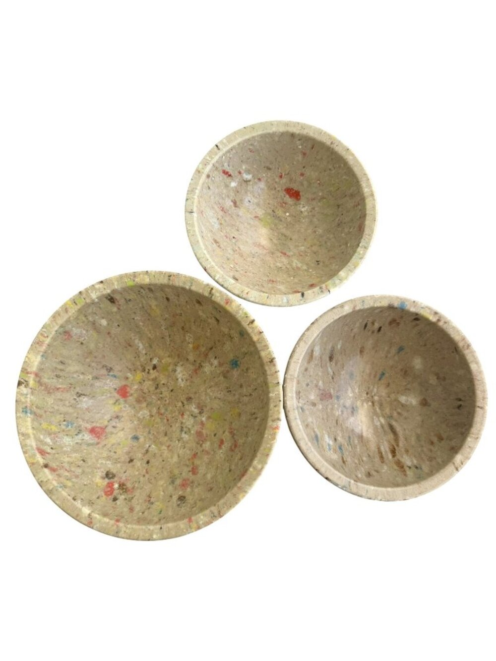 VTG Texas Ware Confetti Splatter Nesting Bowls Set of 3 - 118 & (2) 111 Bowls
